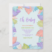 Invitation des feuilles d'été (Devant)