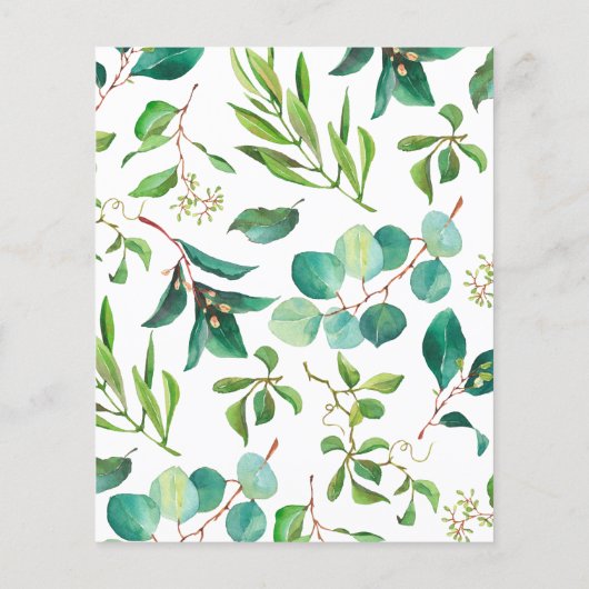 Invitation des Feuilles du budget (Dos)