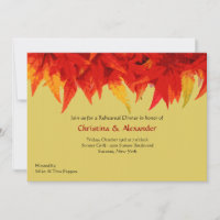 Invitation des Feuilles Écarlates