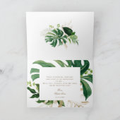 Invitation Des Feuilles Tropicaux Et Luxuriants Me Donneront- (Intérieur)