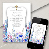 Invitation des filles de confirmation espagnole