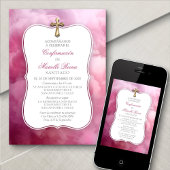 Invitation des filles de confirmation espagnole