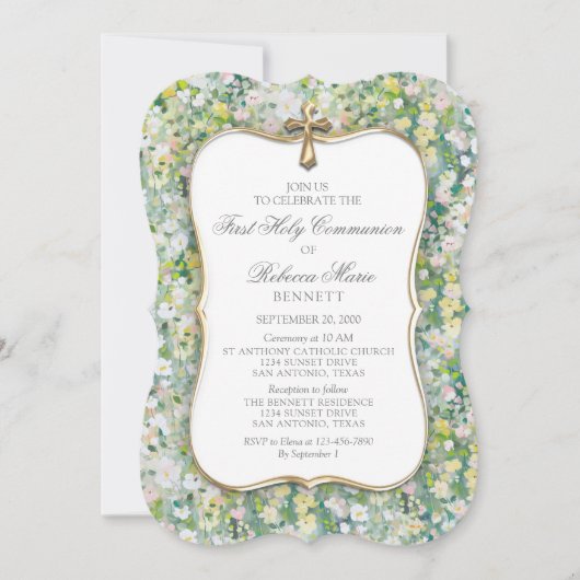 Invitation des filles de la première communion (Devant)