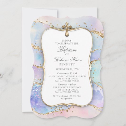 Invitation des filles du baptême (Devant)