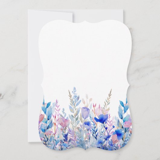 Invitation des filles du baptême (Dos)