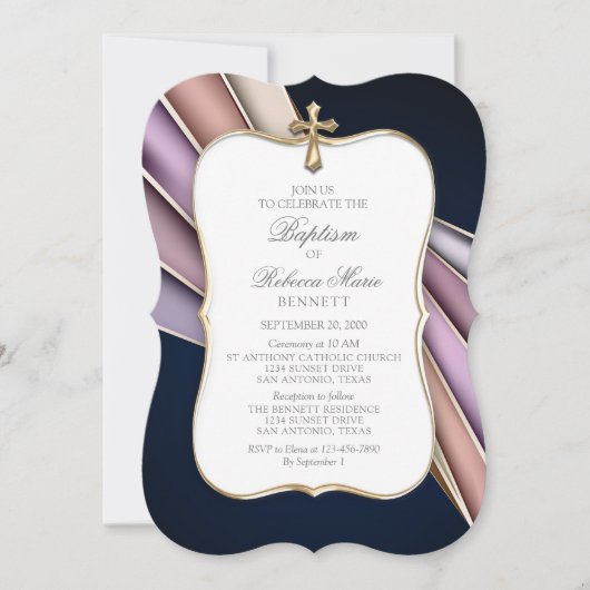 Invitation des filles du baptême (Devant)