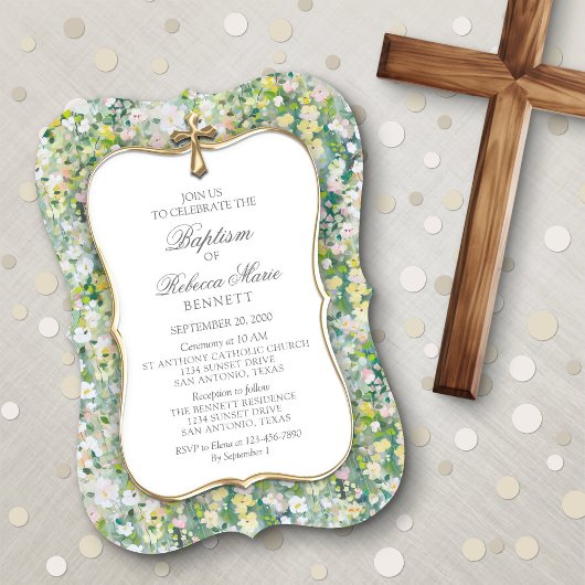 Invitation des filles du baptême