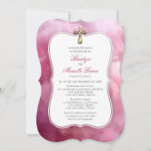 Invitation des filles du baptême espagnol (Devant)