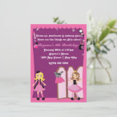 Invitation Des filles glamour s'habillent Makeover Party (Debout devant)