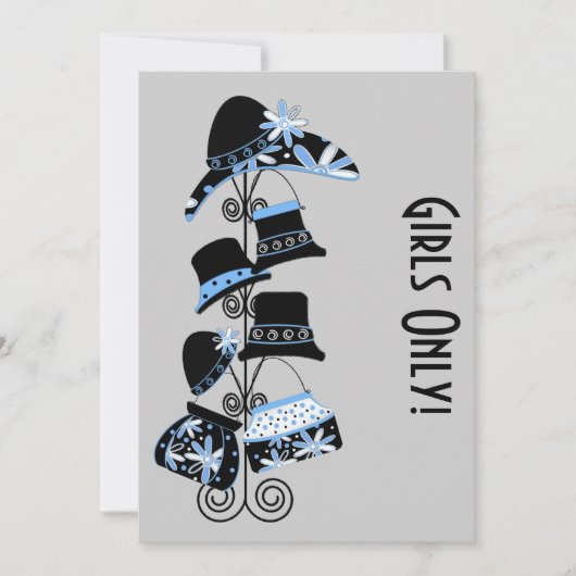 Invitation des filles uniquement (Devant)