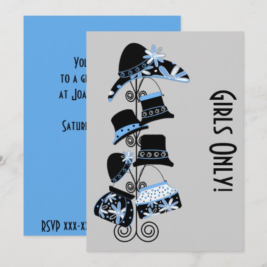 Invitation des filles uniquement (Devant / Derrière)