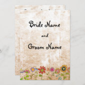 Invitation des fleurs (Devant / Derrière)