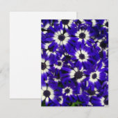 Invitation des fleurs bleues (Devant / Derrière)