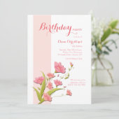 Invitation des fleurs d'Alstroemeria (Debout devant)