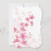 Invitation des fleurs d'aquarelle (Dos)