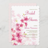 Invitation des fleurs d'aquarelle (Devant / Derrière)