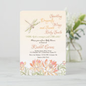 Invitation des fleurs de lotus et des libellules (Debout devant)