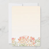 Invitation des fleurs de lotus et des libellules (Dos)