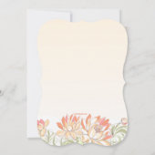 Invitation des fleurs de lotus et des libellules (Dos)