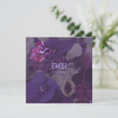 Invitation des fleurs de mariage impériales (Debout devant)