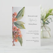 Invitation des fleurs de noix australiennes (Debout devant)