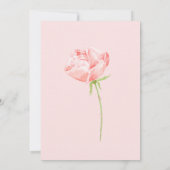 Invitation des fleurs Roses d'été (Dos)