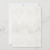 Invitation des fleurs tropicales (Dos)