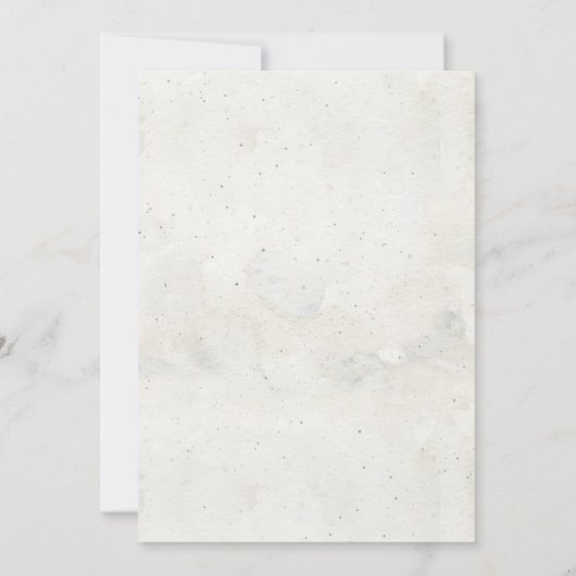 Invitation des fleurs tropicales (Dos)