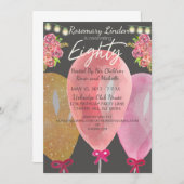 Invitation des flocons 80e anniversaire (Devant / Derrière)