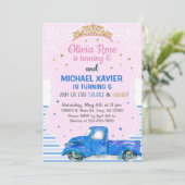 Invitation des frères et soeurs Tiaras et camions. (Debout devant)