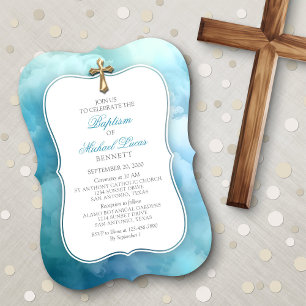 Invitation des garçons du baptême