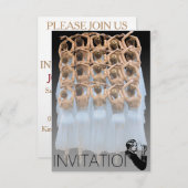 Invitation des Gentelmen de Balet Ball (Devant / Derrière)