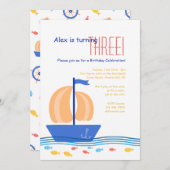 Invitation des gouvernails et des bateaux (Devant / Derrière)