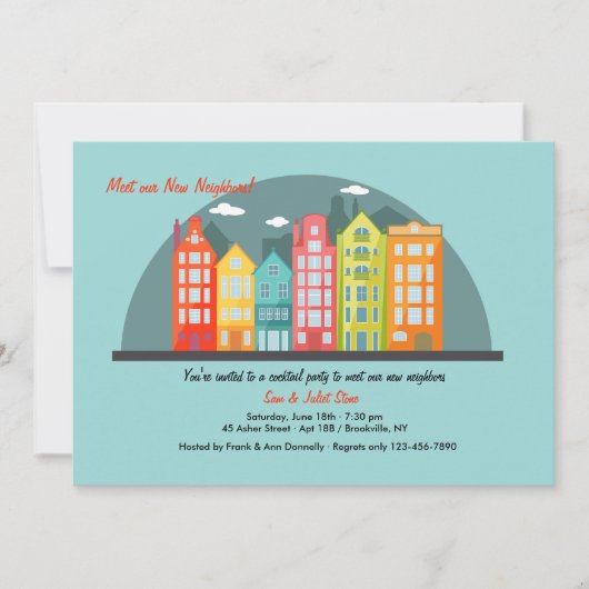 Invitation des habitants de la ville (Devant)