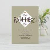 Invitation des icônes de fête des pères (Debout devant)