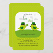 Invitation des Inséparables irlandais (Devant / Derrière)