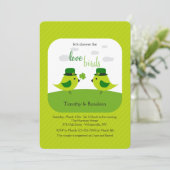 Invitation des Inséparables irlandais (Debout devant)