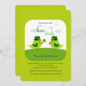 Invitation des Inséparables irlandais (Devant / Derrière)