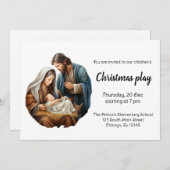 Invitation des jeux de Noël (Devant / Derrière)