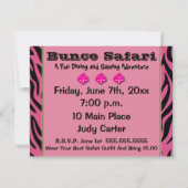 Invitation des joueurs Wild Bunco (Dos)