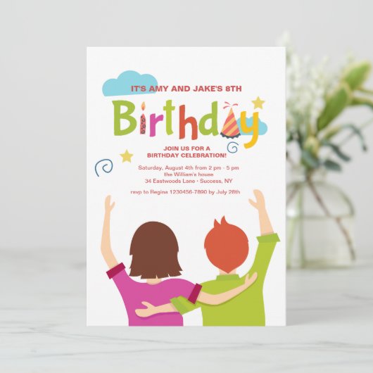 Invitation des jumeaux (Debout devant)