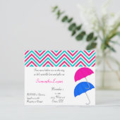 Invitation des jumeaux roses et bleus (Debout devant)