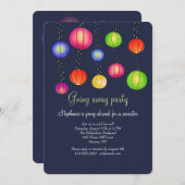 Invitation des Lanternes de fête (Devant / Derrière)