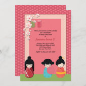 Invitation des matchs de Kokeshi (Devant / Derrière)