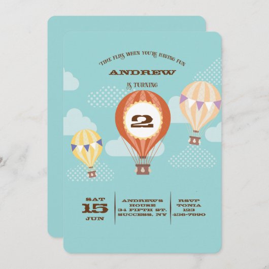 Invitation des mouches du temps (Devant / Derrière)