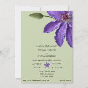 Invitation Des nuances élégantes de violet sur arrière - plan