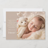 Invitation Des Nuits Rêves - Une Proposition Godparent Cosy (Devant)