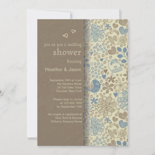 Invitation des Oiseaux de la Campagne (Devant)