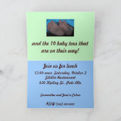 Invitation des orteils de bébé (Intérieur)