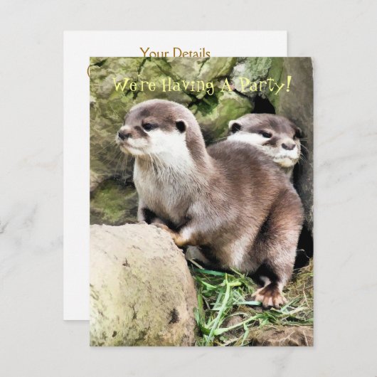 Invitation des OTTERS (Devant / Derrière)